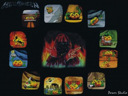 quelque dessin de l album power d helloween j adore cette citrouille